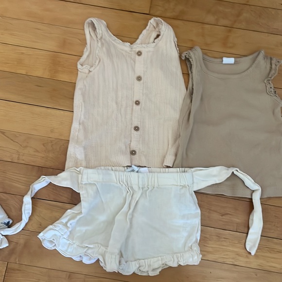 Baby Girl Clothes Lot 12-18 Mo Boho Summer Pink Neutral 10 Items - Picture 6 of 7